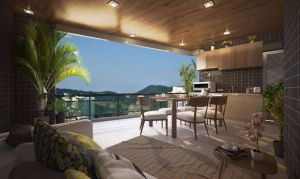 Apartamento 3 su�tes no Canto do Forte