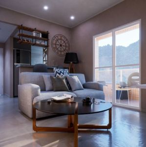 Apartamento 2 dormit�rios com varanda gourmet no Canto do Forte