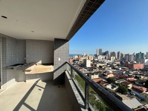 Apartamento 2 dormit�rios sendo 1 su�te com varanda gourmet no Canto do Forte