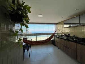 Apartamento 2 quartos sendo 2 suites vista mar