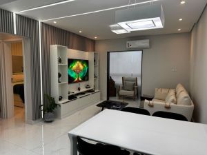 Apartamento em Praia Grande, no Boqueir�o, 1 quarto, lazer completo, garagem