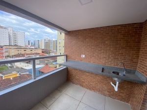 Apartamento 1 dormit�rio, varanda gourmet e lazer completo na Guilhermina