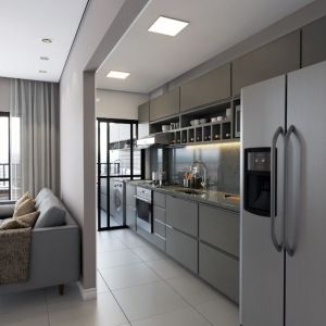 Lan�amento - Varanda gourmet - 100m da Praia - 2 Su�tes