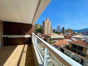 Apartamento com varanda gourmet em Praia grande